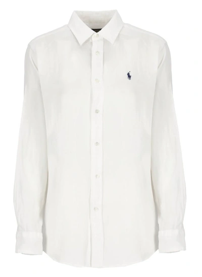 Polo Ralph Lauren White Shirt With Pony