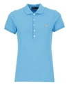 Polo Ralph Lauren Logo-embroidered Short-sleeved Polo Shirt In Blue