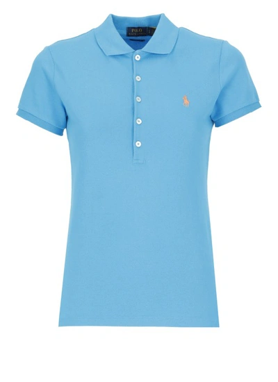 Polo Ralph Lauren Polo Shirt With Pony Logo In Blue