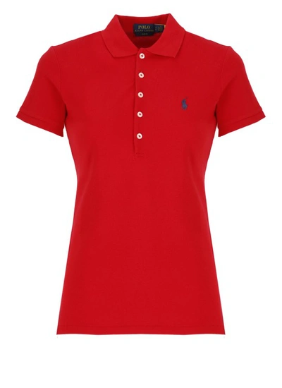 Polo Ralph Lauren Polo Shirt With Pony Logo In Red
