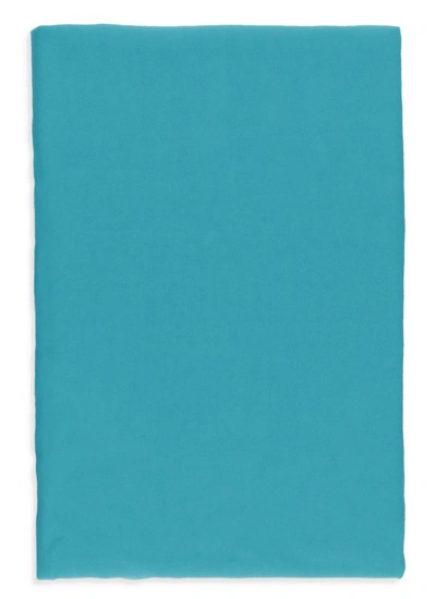 Alberta Ferretti Chiffon-crepe Silk Scarf In Blue