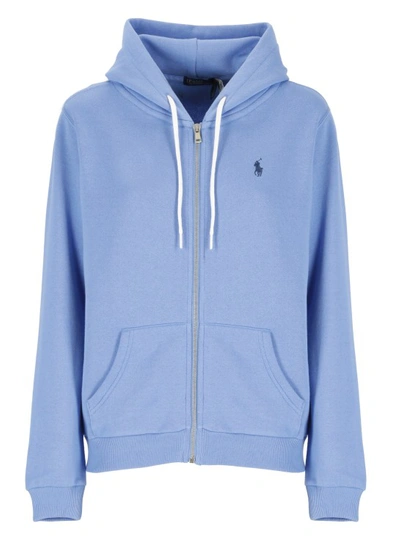 Polo Ralph Lauren Hoodie With Pony In Blue
