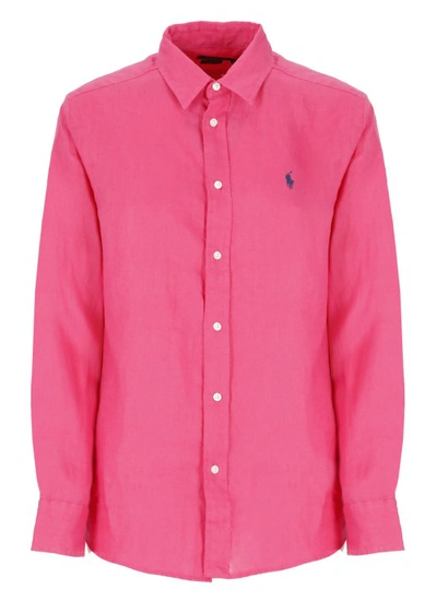 Polo Ralph Lauren Pink Shirt With Pony