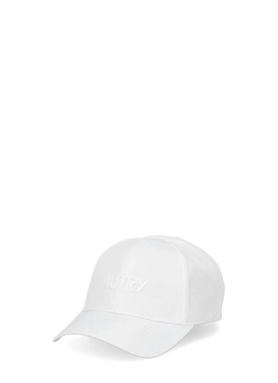 Autry Baseball Hat With Logo In White