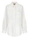 Maison Margiela Silk Shirt In White