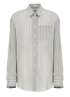 BRUNELLO CUCINELLI COTTON AND SILK SHIRT