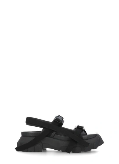 Rick Owens Tractor Sandals In Black