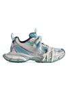 Balenciaga Women's 3xl Sneaker  In Light Blue/white/purple In Light Blue Yellow