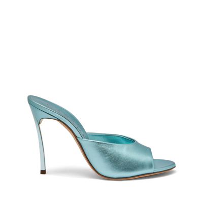 Casadei Blade Flash Mule - Woman Mules Lagoon 38