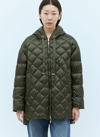 MAX MARA REVERSIBLE QUILTED HOODED JACKET