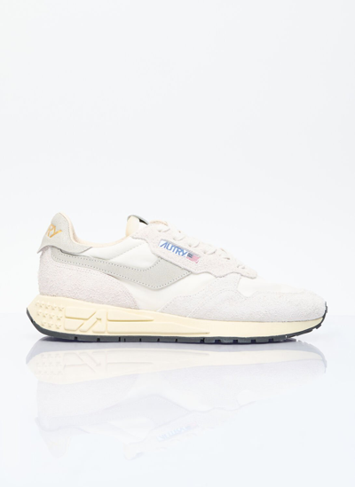 Autry Sneakers Reelwind Low In Nylon E Suede In White