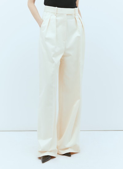 Khaite Teyana Trouser In Cream
