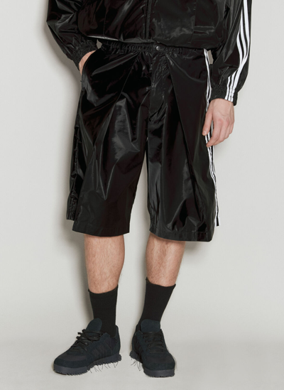 Y-3 Glossy Bermuda Shorts In Black