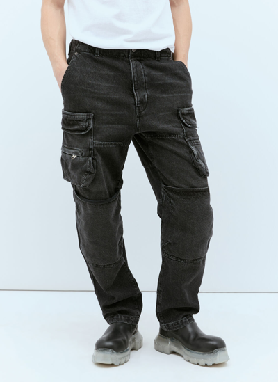 Diesel D-fish Jeans In Black
