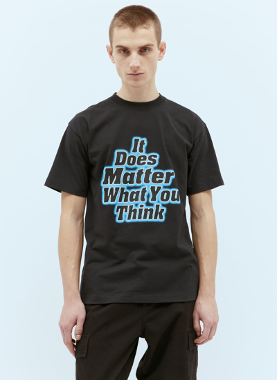 Patta Does It Matter What You Think T-shirt In Black