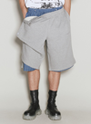 Y/PROJECT SNAP-OFF TRACK SHORTS