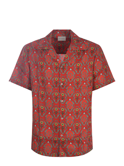 Drôle De Monsieur Ornaments Shirt In Red