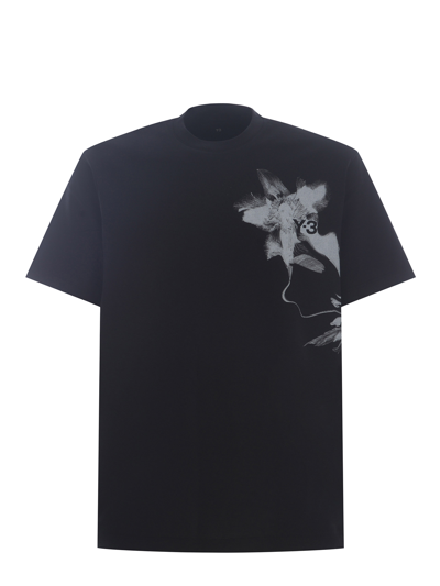 Y-3 T-shirt  Graphic Made Of Cotton Jersey