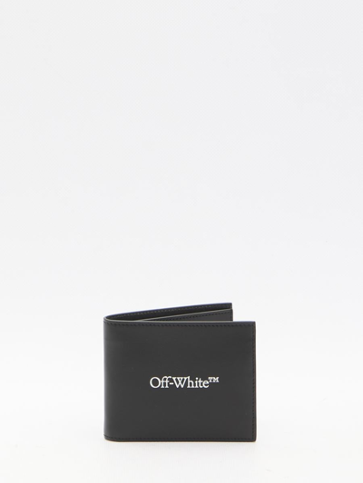 Off-white Bookish Bi-fold In Black