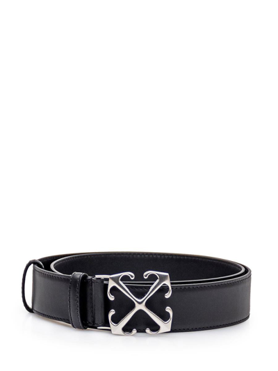 Off-white Arrow 3.5cm Leather Belt In Unknown