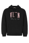 Valentino Garavani Man Sweatshirt Black Size Xxl Cotton In Black