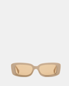 Allsaints Sonic Rectangular Shaped Sunglasses In Brown