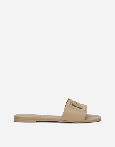 DOLCE & GABBANA BADEPANTOLETTE AUS GUMMI