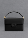 CHARLES & KEITH CHARLES & KEITH - LEATHER BOXY BAG