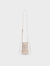 CHARLES & KEITH DELPHI CUT-OUT PHONE POUCH