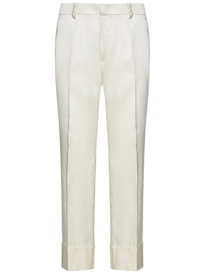 N°21 Trousers In White