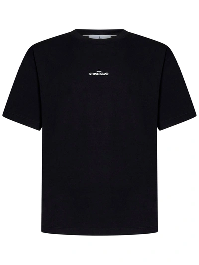 Stone Island T-shirt In Nero