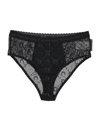 MARINE SERRE MARINE SERRE HIGH ELASTIC BRIEF MESH FLOCK GLITTER