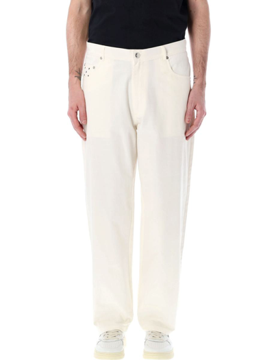 Pop Trading Company Pop Trading Company Drs Pants In Offwhite