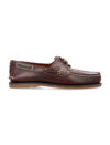 Timberland Authentic Boat Shoe In Mid Brown