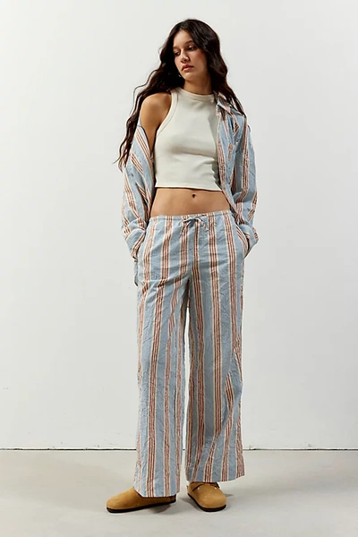 Bdg Joey Crinkle Pant In Blue, Women's At Urban Outfitters
