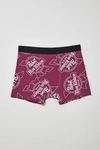 Urban Outfitters Pabst Blue Ribbon Logo Pattern Boxer Brief In Maroon, Men's At  In Maroon