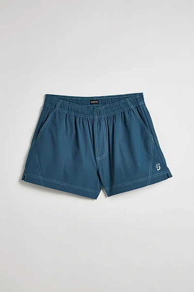 Standard Cloth Ryder 3" Nylon Short In Dark Blue, Men's At Urban Outfitters