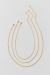 GIRLS CREW THE ESSENTIALS NECKLACE SET IN GOLD, WOMEN'S AT URBAN OUTFITTERS