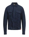 Aspesi Man Jacket Navy Blue Size Xl Cotton In Navy Blue