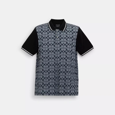Coach Outlet Signature Polo In Multi