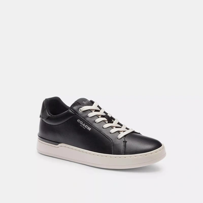 Coach Outlet Clip Low Top Sneaker In Black