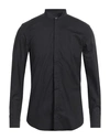 Dondup Man Shirt Black Size S Cotton, Elastane