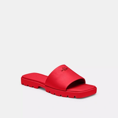 Coach Outlet Fiona Sandal In Red