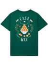 Casablanca Home Way Printed Fitted T-shirt Clothing In Black