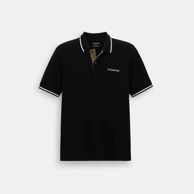 Coach Outlet Signature Polo In Oy2
