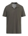 Drumohr Man Polo Shirt Military Green Size 3xl Cotton In Green