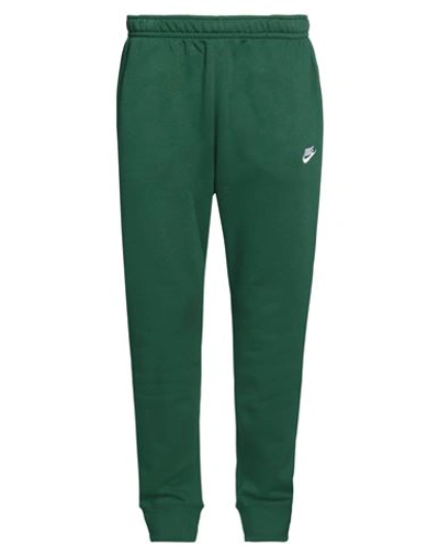 Nike Man Pants Green Size Xxl Cotton, Polyester