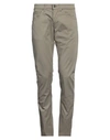 Dondup Man Pants Khaki Size 34 Cotton, Elastane In Beige