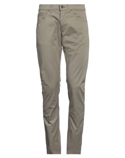 Dondup Man Pants Khaki Size 34 Cotton, Elastane In Beige