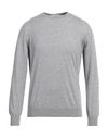 GRAN SASSO GRAN SASSO MAN SWEATER GREY SIZE 40 VIRGIN WOOL